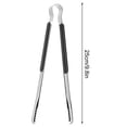 thumbnail image 2 of Savings Grill Tongs,Stainless Steel Kitchen Metal Tongs,BBQ Grill Tongs,With Durable,Non-slip Grip,Serrated Clamp Sawtooth Design,Utensil for Barbeque,Ice,Baking,Cooking,Serving,Buffet, 2 of 6