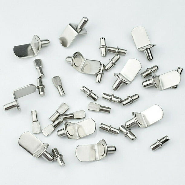 68PCS Stainless Steel Shelf Bracket Support Pegs Shelf Pins Set