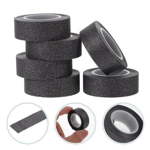 SEWOART Glitter Paper Tape Black Craft Making DIY Scrapbook Projects