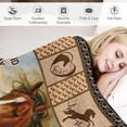 thumbnail image 4 of Horse Blanket Horse Gifts for Girls Boys Horse Throw Blanket for Couch Sofa Bed Soft Warm Flannel Fleece for Kids adultss50 x60, 4 of 6