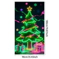 thumbnail image 3 of BotaniNest Perles de Porte Lumineuses pour Fête Fluorescente, Rideau d'Entrée Intérieur Extérieur, 3 of 5