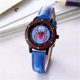 thumbnail image 2 of Reloj de dibujos animados para niño, estudiante de escuela primaria, reloj de cuarzo de Spiderman, puntero luminoso, reloj de pulsera para niño, 2 of 4