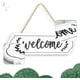 thumbnail image 4 of Letrero de bienvenida de granja blanco para puerta y porche, colgante de pared de madera, 11,61 x 3,74 pulgadas, encanto rústico, 4 of 6