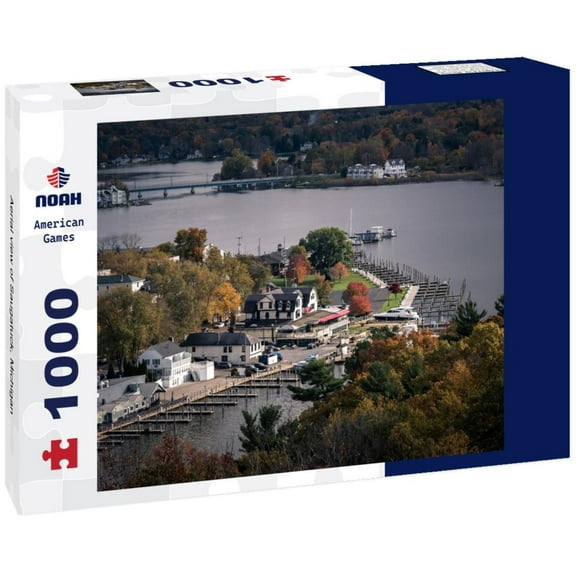 Noah Jigsaw Puzzle Aerial view of Saugatuck, Michigan 1000 Pieces