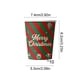thumbnail image 3 of Juego de Vajilla Desechable Navideña, 10 Vasos de Papel con Diseño de Árbol de Navidad, Decoración para Fiestas y Un Ambiente Festivo., 3 of 6