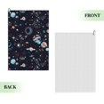 thumbnail image 2 of Easygdp Galaxy2 Golf Towel 24x16in for Men and Women with Carabiner Clip for Easy Attachment, 2 of 8