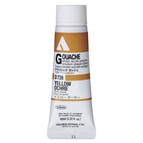 Holbein Acrylic Gouache – Yellow Ochre, 40 ml tube