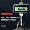 thumbnail image 3 of Electronic Crane Scale, LED Screen Display Multiple Units Wireless Hook Scale 1500kg / 3307lb 20 Meter Controllable  for Dock Grain Industry, 3 of 7