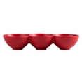 thumbnail image 1 of Round Bowl Ceramic Fruit Dish Salad Storage Container Mini Ceramic Cookware Food Supplement for Home Store (Red), 1 of 8