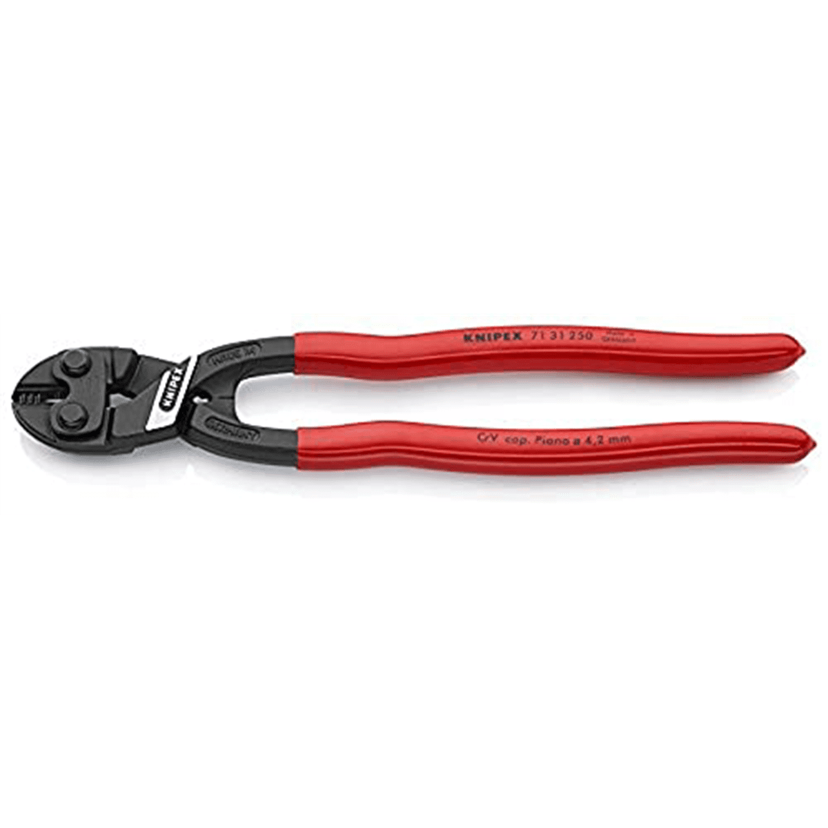 Knipex 71 31 200 R KN | CoBolt Fencing Compact Bolt Cutter W/ Notched