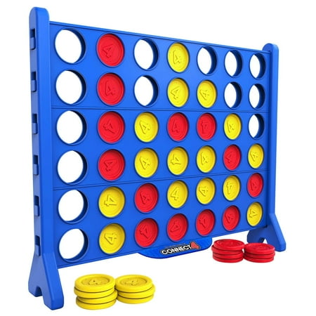 hasbro giant connect 4 edition board games  plastic blue