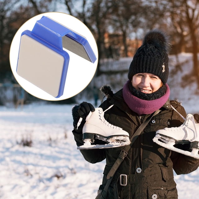 Greenadscape Herramienta Compacta Para Afilar Cuchillas De De Hielo Con Cerámica Resistente