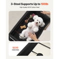 thumbnail image 4 of KFFKFF Double-Layer Pet Bed with Wheels, Foldable Dog Bed with Durable Oxford Cloth, Soft Velvet, Side Storage Pockets, and Storage Bag,34" X 22", 4 of 9