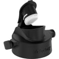 thumbnail image 4 of Lifefactory Botella de agua de vidrio de 16 onzas con tapa abatible activa y funda protectora de silicona Teal Lake, 4 of 5