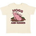 thumbnail image 3 of Inktastic Hogs and Kisses with Cute Pig Family Boys or Girls Toddler T-Shirt, 3 of 5