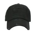 thumbnail image 2 of yuqude USA Memorial Cap Adjustable Curved Brim Snapback Hat, Quick Dry Baseball Cap for Men Women Running & Workouts Black,One Size, 2 of 4