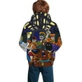 thumbnail image 2 of Scooby-Doo Kids Hoodie 3D Print Pullover Hooded Long Sleeve Sweatshirts Tops Blouse with Pocket for Boys Girls, 2 of 8