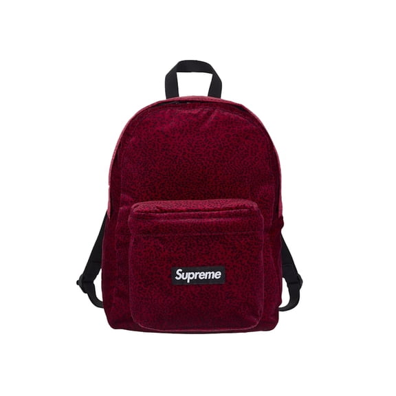 Supreme Velvet Backpack, from StockX