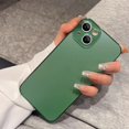 thumbnail image 5 of Original AG Silicone Matter Plating Bumper Phone Case For iPhone 15 14 13 12 Pro Max 11 ProMax + Plus Lens Protect Back Cover, 5 of 5