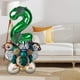 thumbnail image 4 of Cute Jungle Animal Número Tema Tigres Cebra Hojas Decoración Papel de aluminio Globo de látex para decoraciones Suministros 2 años mayimx Animales Globos, 4 of 8