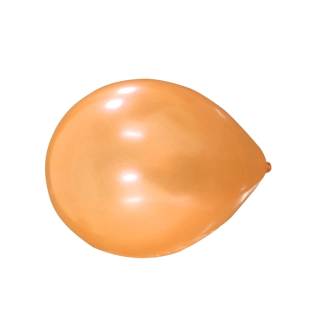 Inteprter 100 Uds. Globos de látex con forma de perla de 10 pulgadas y 1,5g, Globos de decoración para fiesta de feliz cumpleaños, bodas y Kits de decoración para fiestas Naranja