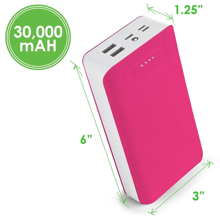 Aduro Power Bank 30,000mAh Battery Pack with Dual USB LED, power bank 30000mah - Vimarsana News