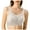 White, variant on Women Solid Maternity Open Button Breastfeeding Bra Pulls Up Sag Feeding Comfort Thin Bra