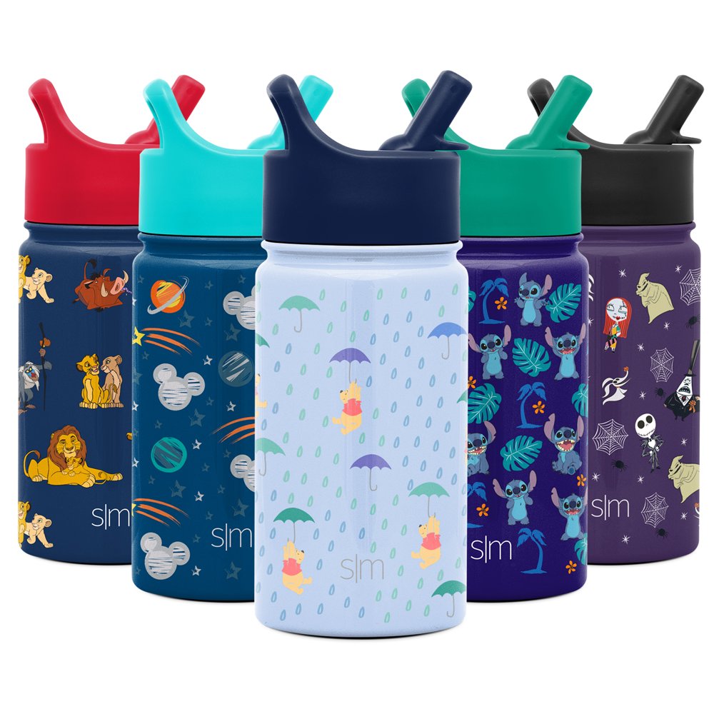 Simple Modern 14oz Disney Summit Kids Water Bottle Thermos with Straw