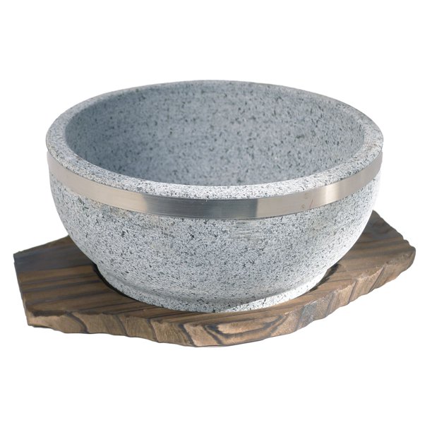 Spiceberry Home Granite Stone Dolsot Bibimbap Bowls, 32Oz (7Inch