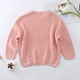 thumbnail image 3 of SGMVNU Sweaters for Boys Girls - Warm Crewneck Long Sleeve Knit Sweater Blouse Pullover, Sweatshirt Tops for Toddler Baby Boys & Girls in Fall Winter(Size 9 Months,Pink), 3 of 9