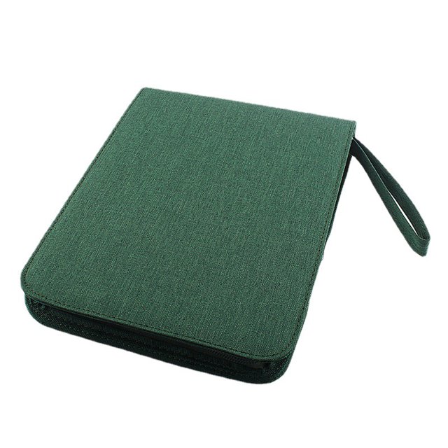 Bolsa de almacenamiento para bolígrafos, 10/24/48 cuadrículas, sencilla, impermeable, a prueba de polvo, caja para bolígrafos, lona de almacenamiento múltiple, multifuncional