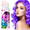 Purple, variant on Hair Colour Spray, Blue Temporary Hair Color Spray One Time Hair Dye , Hurtless, Fast Dyeing, Easy Wash Out for Party, Fancy, Cosplay, Suitable for Kids Adults- 100ml