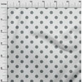 thumbnail image 2 of oneOone Viscose Chiffon Gray Fabric Polka Dots Dots Craft Projects Decor Fabric Printed By The Yard 42 Inch Wide, 2 of 4