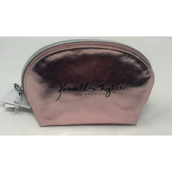 Kendall   Kylie Pink Metallic Makeup Pouch