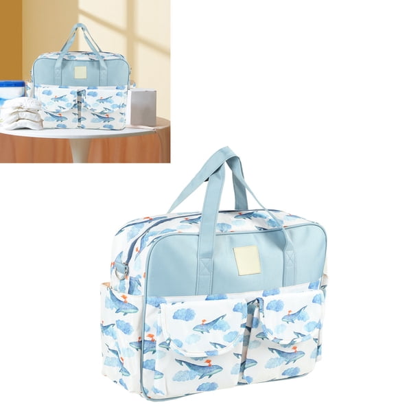 Bolsa De Mensajero Para Mamá, Bolsa De Mensajero Para Pañales De Bebé Con Compartimento Portátil Impermeable Para Madre Para Viajes