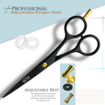 thumbnail image 2 of Professional Hair Cutting Scissors 6.5” – Professional Barber Shears for Men & Women – Premium High Carbon Stainless Steel Salem's Elite Hair Scissors – Sharp, Ergonomic Hair Shears for Salon & Home, 2 of 9