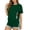 #0310-Green, variant on Maternity Shirts Crew Neck Short Sleeve Side Split Nursing Cut Plain Maternity Tops Oversized Fit Everyday Wear Stretchy Basic Tees for Women