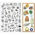 thumbnail image 1 of Sellos de silicona transparentes Life Little Things para decoración de tarjetas, álbumes de recortes y manualidades., 1 of 9
