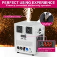 thumbnail image 2 of 700W 4Pcs Cold Spark Firework Machine,Stage DMX512 Alloy Effect Machine for DJ Party Wedding,White, 2 of 7