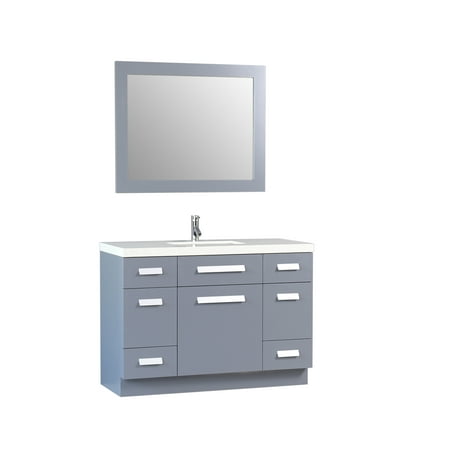 Bathroom Vanity Counter - Design Element Moscony 48