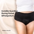 thumbnail image 5 of MOLLIS Disposable Period Underwear for Women, Postpartum Panties, Maternity Knickers Heavy Flow Leak Proof, Black (XX-Large, Count, 8), 5 of 8