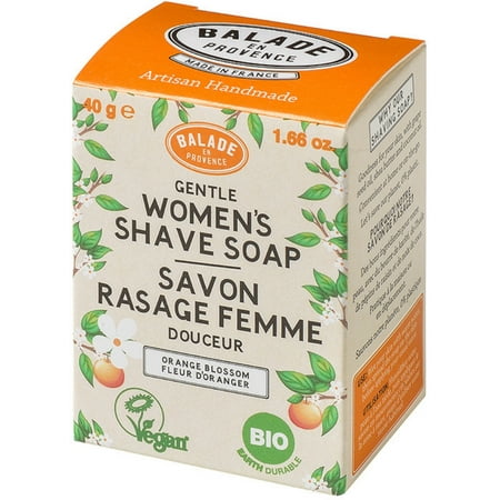 BALADE EN PROVENCE Organic Shaving Soap Orange Flower For Women  1.66