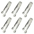 thumbnail image 1 of Food Clips – Small 6-Piece Ice Tongs Set for Serving Snacks and Desserts 425-Inch Stainless Steel Tiny Tongs for Tea Party Coffee Bar Desserts and Kitchen Use 6PCS, 1 of 7