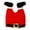 A, variant on Noothes Santa Pants Hat Funny Christmas Headpiece Adjustable Holiday Headwear for Festive Parties and Costume Accessories
