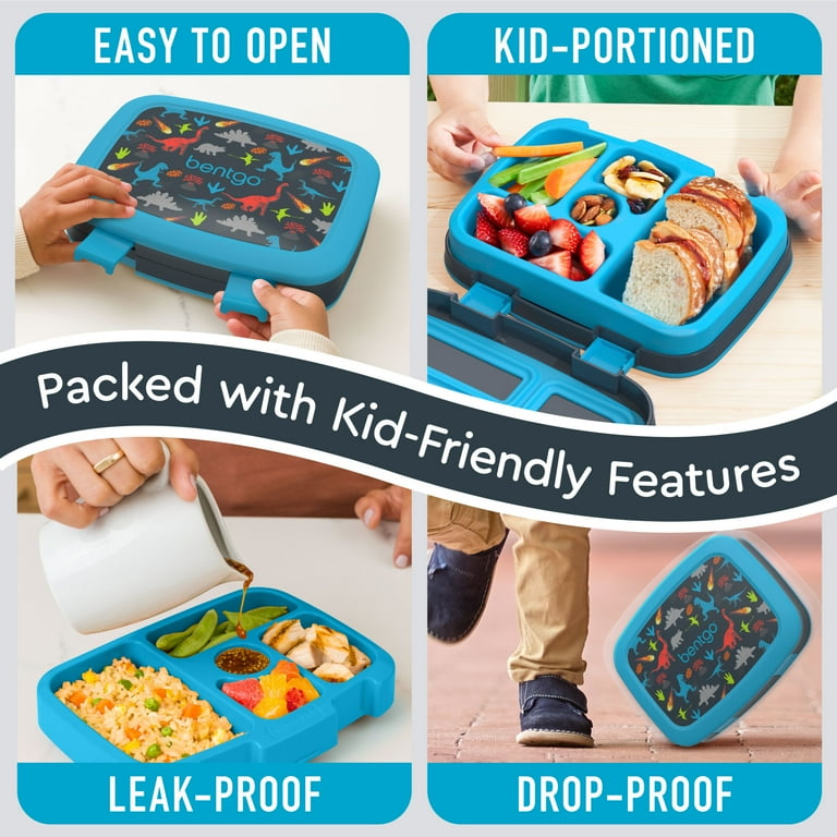 Bentgo Toddler Bento Lunch Box, Leak-Proof, 5 Compartments, BPA