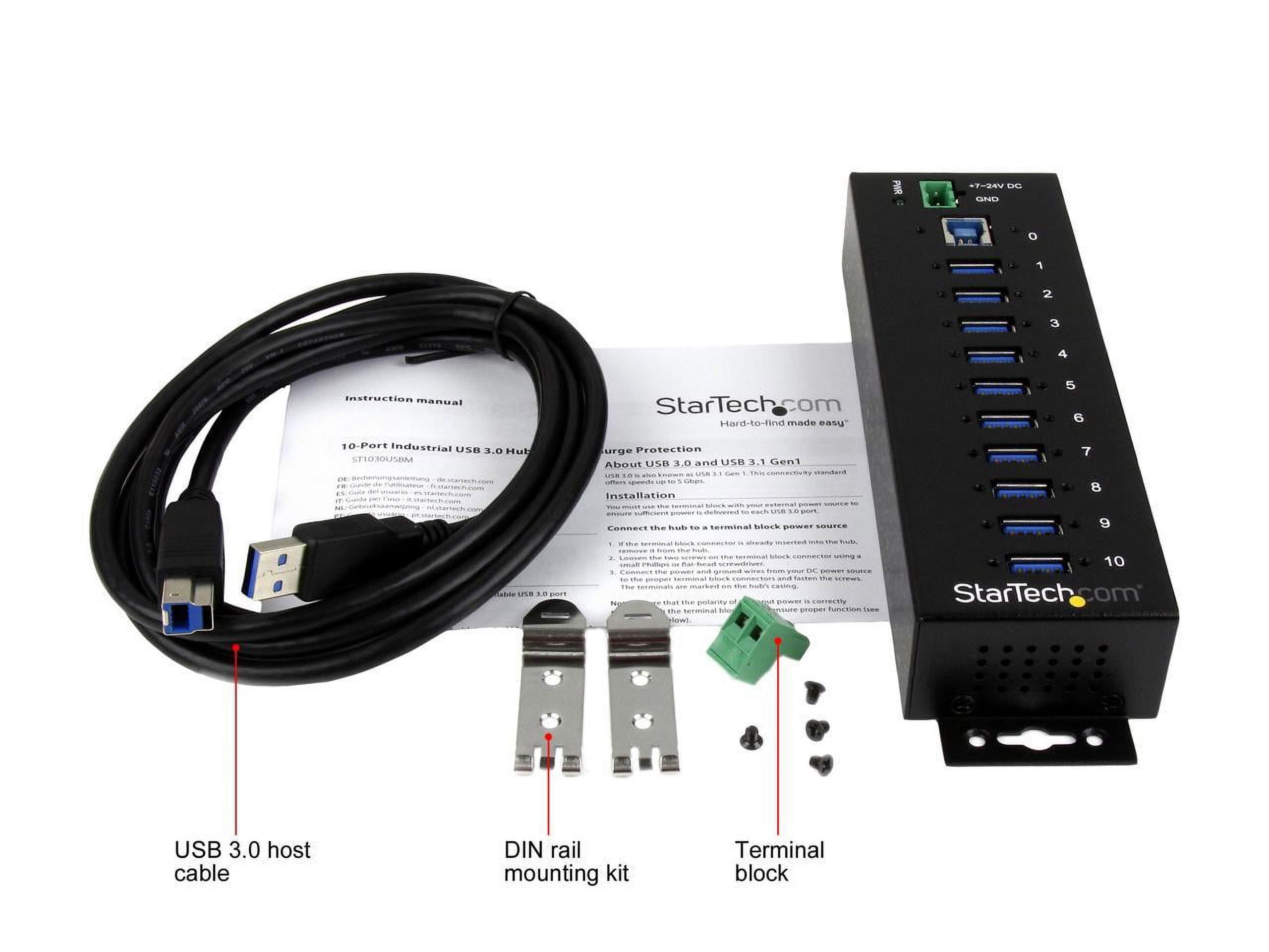 10 Port Industrial USB 3.0