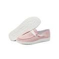 thumbnail image 3 of Fangasis Women Canvas Loafers Comfortable Casual Flat Shoes Black US 4-12 Pink 8, 3 of 6