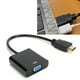 thumbnail image 3 of Cable de Adaptador Vga, Buena Disipacia de Calor de Tiempo Portátil de 3.5 mm Adaptador de audio de 3.5 mm Duradero Con Interfaz de audio para Para El Hogar La LA LA, 3 of 7
