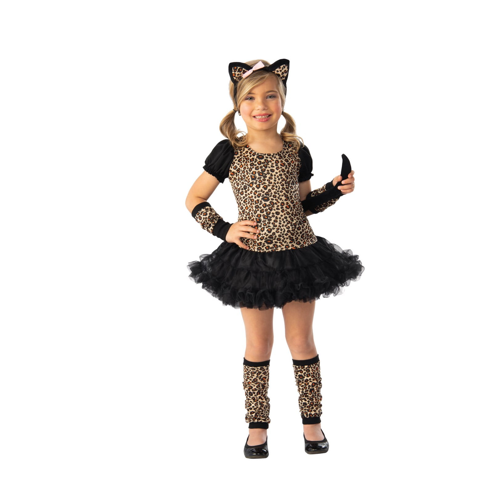 Little Leopard Girls Child Leopard Halloween Costume 