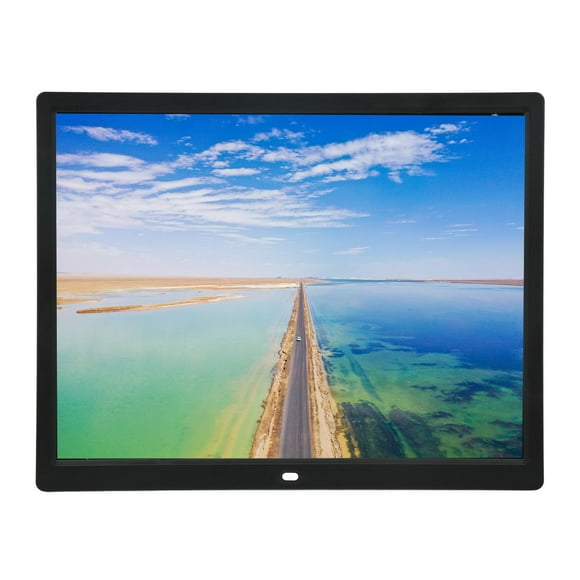 Digital Photo Frame, Smart Picture Frame Background Music 1080P 15 Inch For Decoration US Plug